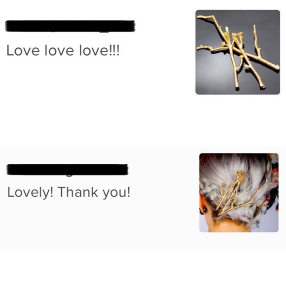 🍋2/$30 New Anthro Lil’ Twig Barrettes (Set of 3) - Picture 4 of 5